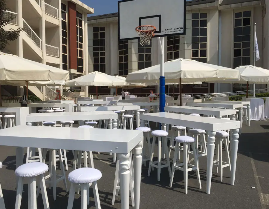 Beyaz Organizasyon Şemsiyesi