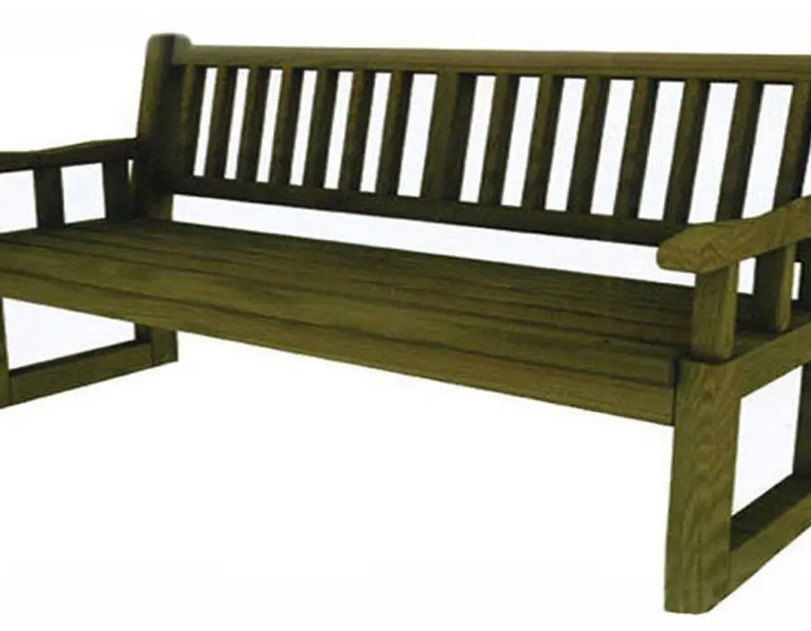 Ladin ağacı ahşap bank