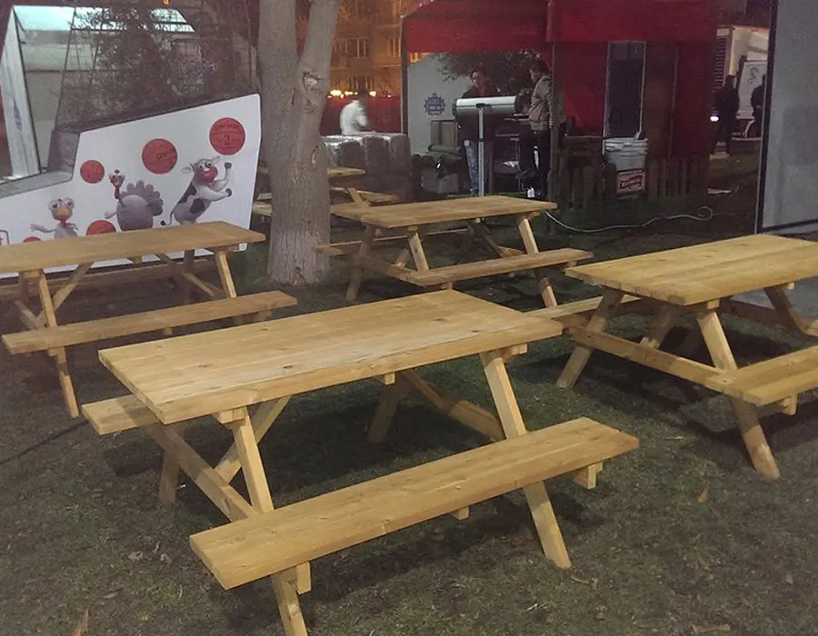Piknik masası kiralama