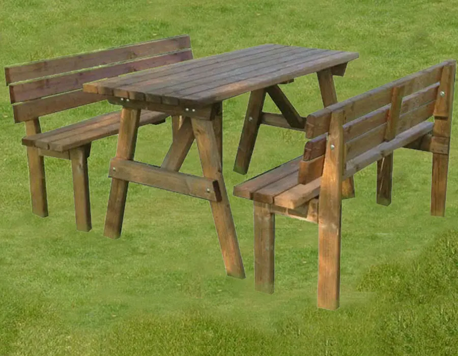 Sırtlıklı Piknik Masası İmalatı