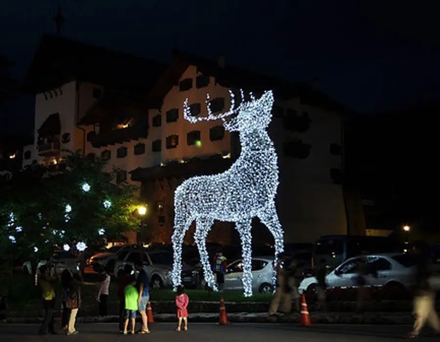 LED Işıklı Büyük Yılbaşı Geyik