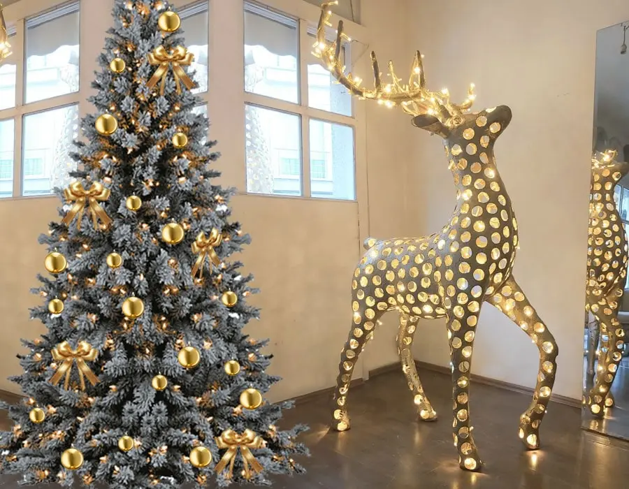 Işıklı Yılbaşı Geyik İmalatı