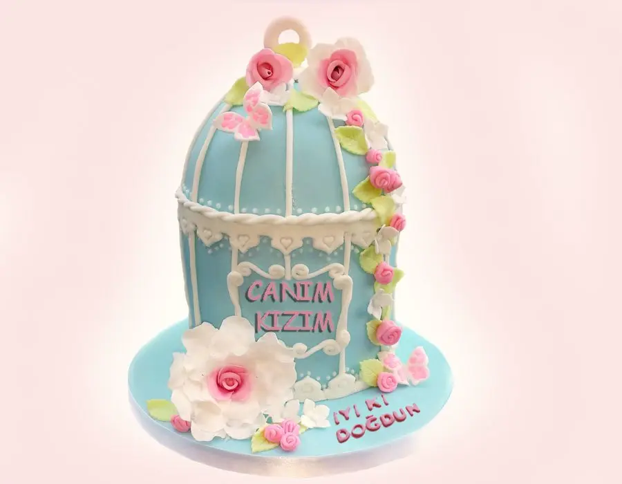 Çiçekli Maket Pasta Üretim